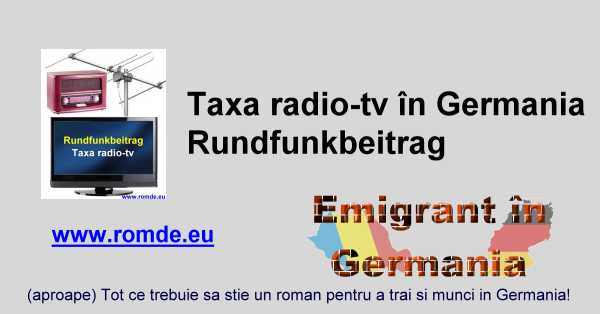 taxa radio-tv in Germania