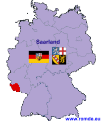 Harta Saarland
